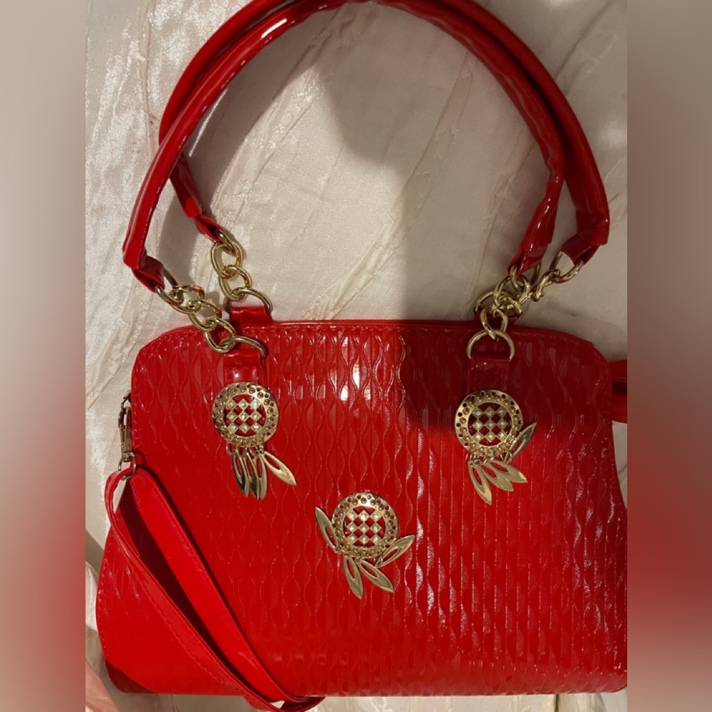 Beautiful Red Patent Leather purse